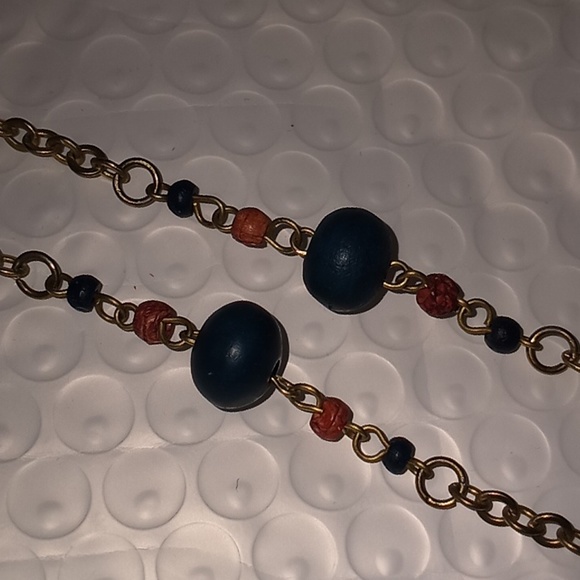 Cross-Stitch Floral Fashion Necklace - Picture 7 of 8